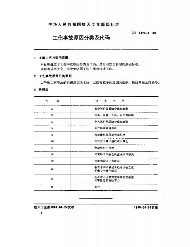 工伤事故,缺陷管理,其他规范